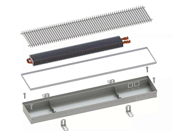 Конвектор внутрипольный ITTZ.075.250.1400 (520 Вт)